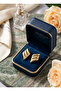 316L Steel Gold Color Motif Model Earrings - 4