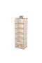 Avria 9-layer Foldable Hanging Storage Bag 35x45x125cm - Beige - 3