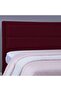 TROJAN HEADBOARD VELVET MAROON L-140 : H-125 CM