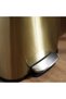 Primo Fingerprint Resistant Metal Pedal Bin 35x31.5xH60.2cm 30L - Gold - 3