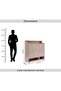 Ubesgoo Shoe Rack 21 Pairs - Natural - 8