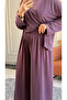 6582 - Stylish Comfortable Casual Modal Asymmetrical Tunic Trousers Women's Set - 7