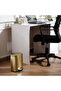Primo Fingerprint Resistant Metal Pedal Bin 21.3x20.5x29.5cm 5l - Gold