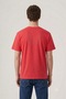 Lse Ss Relaxed Fit Tee Ssnl Serif Logo C Red Men's T-Shirt Cotton Tshirt - 2