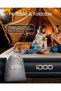 Air Bed Inflatable Double Mattress with Built-in Electric Pump, 152 x 203 x 46CM Queen, 3 Mins Quick Self-Inflation/Deflation Air Mattress, Portable Blow Up Bed - 2