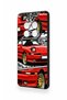 Realme 12 Pro Compatible Red Supra Patterned Silicone Case - 3