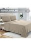 3-Piece King Bed Sheet Set – 100% Cotton Sateen Stripe Patterned – Size: 260x280cm - 7
