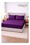 3-Piece Striped Microfiber Fitted Sheet Set Large Single 120x200cm – Soft Elastic Deep Pocket 17cm Bedsheet