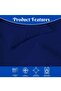 Queen Bed Sheet Set Navy Blue – 4 Piece Bedding Set, Soft Brushed Microfiber - 5