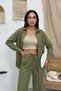 Women's Top and Bottom Set Summer Pocket Detailed Lace-Up Loose Pants Shirt Two-Piece Set - 5