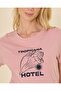 Women Pink Graphic T-Shirt - 4