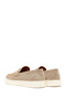 Men's Beige Suede Leather Casual Loafer 26Sfd633410 - 6