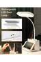 LED Table Lamp with Gooseneck, Dimmable Reading Light, Rechargeable Desk Lamp for Home Office - 3