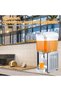 18L Commercial Beverage Dispenser with Two Tanks – Durable Stainless Steel – 300W Power – Easy to Use and Clean – Ideal for Restaurants, Hotels, and Parties – UK Standard-New SKU, 300W_Silver - 2