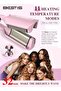 Professional Ionic Waver Curling Iron - Egg Roll Waver - 32mm Dual Barrel Creates Long-Lasting Deep Waves for Short to Long Hair (Pink) - 5