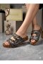 New Season Stone and Bead Detailed Orthopedic Slippers