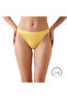 Sandy 100% Cotton Ribbed Women's Panties 3-Pack - Breathable Daily Underwear - 3