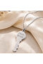 10Pcs Team Bride Key Pendant Gold and Silver Color Bachelorette Bridesmaid Necklace - 3