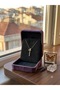 Gold Zircon Stone Steel Butterfly Necklace