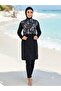Women's Full Covered Parachute Fabric Hijab Swimsuit