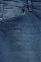 High Waist Pipe Leg Denim Trousers with Pockets - Tint - 3