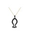 Gold Core Fish Necklace - 3