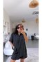 Black Premium Fabric Shirt Shorts Set - 6