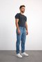76082-70965 Men's Tapered Fit Mid Waist Slim Leg Denim Pants 76082-70965 - 2