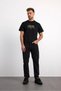 76098-73601 Men's Tapered Fit Mid Waist Slim Leg Denim Pants 76098-73601