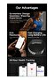 Black Smart Fitness Tracker Band – Comes with 1 Extra Interchangeable Strap | Advanced Health, Activity & Sleep - 4