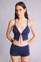 100% Cotton Floral Lace-Up Boxer G2630Ax26Sp