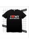 I'M My Girlfriend/I'M My Boyfriend Pair Combined T-Shirt with Crew Neck - 2