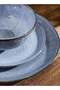 Moonlight 12 Piece Stoneware Dinnerware Set with Linen Finish, Set for 4, Scratch Resistant, Microwave & Dishwasher Safe - 6