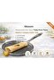 Kituware Triply Stainless Steel Non-Stick Honeycomb Dosa/Uttapa Tawa 29 cm Induction Friendly Cool Touch Riveted Handle - 5