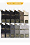 Gerze Combed Cotton Long Summer Cotton Comfortable Men's Socks 12-Pack - 2