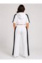 Women's Premium Summer Oversize Two-Piece Tracksuit Set - Hooded, Zippered, Short Sleeves, Loose Legs, Sporty Stylish Set - 8