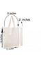 Rainbow Mandala Hand-Painted Canvas Tote Bag - 2