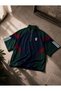 Color-Blocked Half-Zip Oversized Tshirt