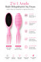 Crepes Hair Brush and Styling Comb (Mixed Color) - 3