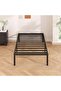 Metal Bed Frame, 90 CM Heavy-Duty Full Platform Bed Frame, No Box Spring Needed, Easy Assembly, Noise-Free, Sturdy Mattress Foundation, Underbed Storage Space - 7