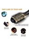 DSP One-Step Hair Dryer Brush For Styling and Frizz Control Negative Ionic Hot Air Brush Volumizer Ceramic Coating Gold - 2