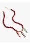 Multicolored Fish Charm Beaded Necklace - 2