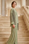 Sequined Hijab Suit A9268 Çağla