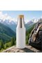 Sustainable Stainless Steel Water Bottle with Bamboo Lid and Silicone Sleeve – Eco-Friendly Reusable Insulated Sports Bottle for Travel, Gym, Office & Outdoor Use - 2