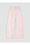 Lcw Kids Pink Barrel Fit Girls' Jean Pants