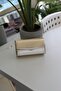 Women's Gold Shiny Leather Mini Box Shoulder Bag