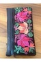Embroidered Velvet Portfolio Bag & Wallet - 3