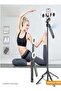 AI intelligent 360 Auto Face Tracking Tripod with Stand & Light, Remote & Gesture Control - 2