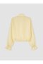 Lcw Modest Yellow High Neck Polka Dot Gathered Women's Tunic - 2