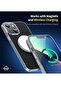 [2 in 1] Clear Case For iPhone 13 with Screen Protector, 360°Military Grade Protection - 3